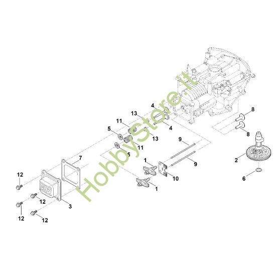 Picture of H - Albero a camme e valvole EVC 200.3 C (EVC200-0005)